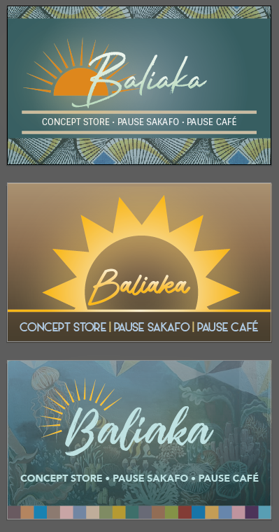 propositions panneau + logo